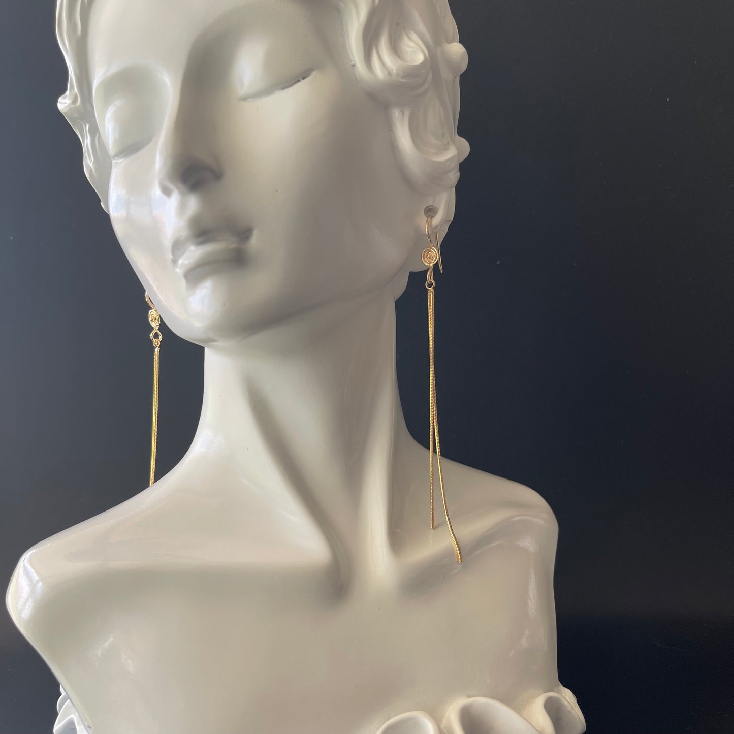 Dangle Earrings in Gold Color