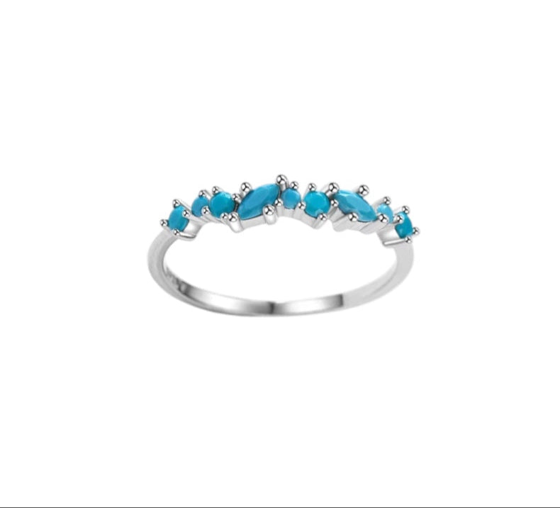 Ring 925 Sterling Silver Turquoise Stone