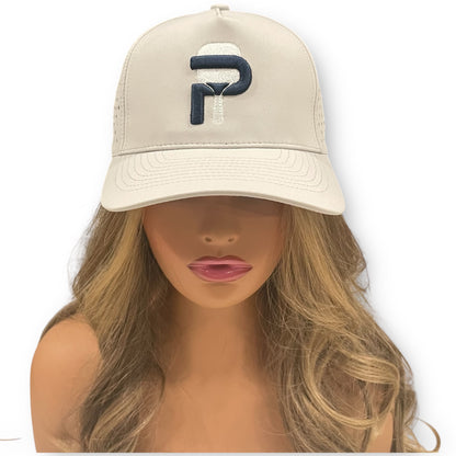 PULSE Performance Unisex Pickleball Hat, Baseball Cap for Women and Men - Light Gray, Black