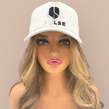 PULSE Performance Unisex Pickleball Hat, Baseball Cap for Women and Men - Light Gray, Black