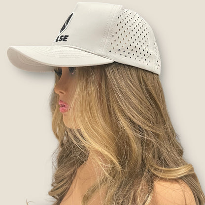 PULSE Performance Unisex Pickleball Hat, Baseball Cap for Women and Men - Light Gray, Black