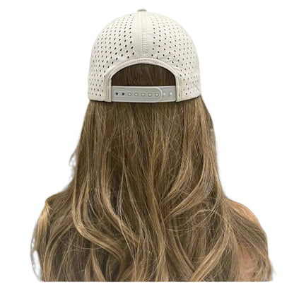 PULSE Performance Unisex Pickleball Hat, Baseball Cap for Women and Men - Light Gray, Black