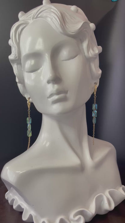 Dangle Earrings in Gold Color